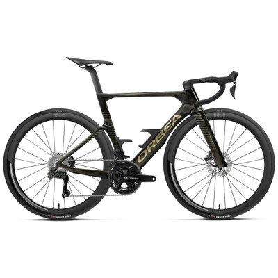 Orbea Orca Aero M20iLTD magic gold carbon view / titanium