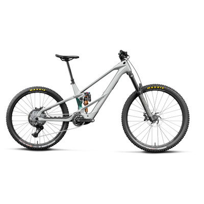 Orbea Wild LT M20 Mullet smooth silver / escape green carbon view