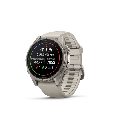 Garmin Fenix 9 nebelgrau / Titan - 43 mm