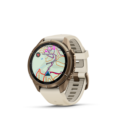 Garmin Fenix 9 Pro inReach autumn gold, titanium cream / French grey, 43 mm