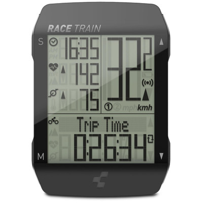 Cube Fahrradcomputer RACE TRAIN black´n´anthracite metallic