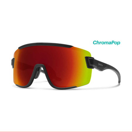 Smith Brille Wildcat Matte Black Red Mirror