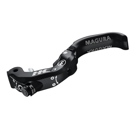 Brake lever HC3 1-finger aluminium lever black, Reach Adjust with tool, Ratio Adjust with tool