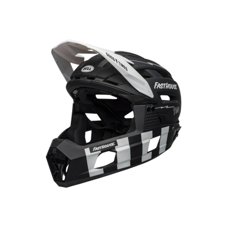 Bell Helm Super Air R Spherical matte black/white fasthouse L