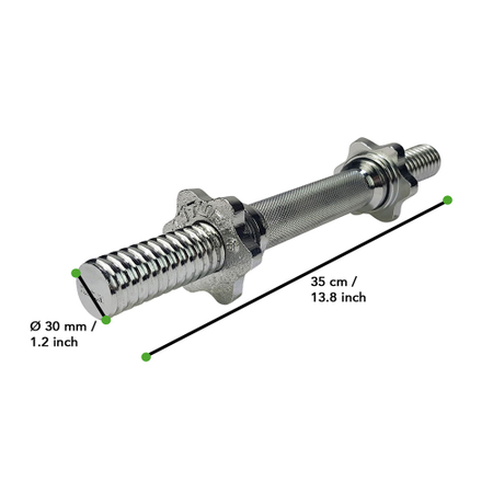 Tunturi cast dumbbell set - 10 kg
