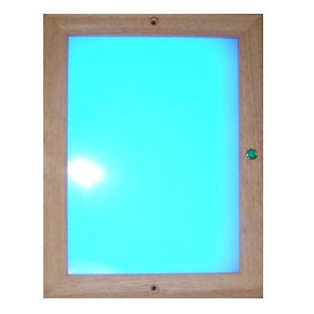 Infrared coloured light panel LED 24x31 cm with remote control
