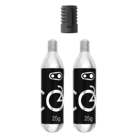 Crankbrothers CO2 cartridge 25g 2 pcs. w/ inflator