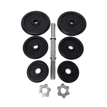 Tunturi dumbbell set 20 kg cast