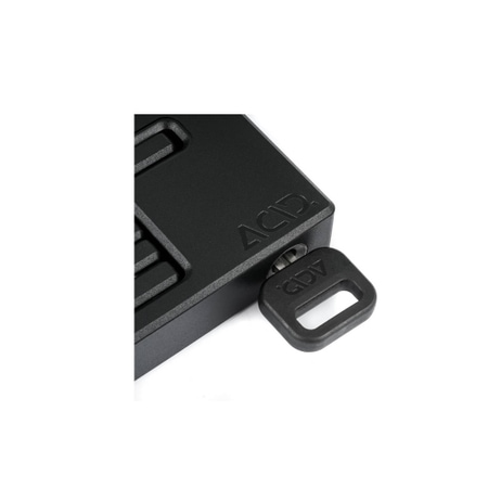 Cube ACID Faltschloss RIGID 100 PURE TWIN PACK black 1000mm