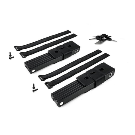 Cube ACID Faltschloss RIGID 100 PURE TWIN PACK black 1000mm