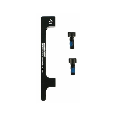Shimano disc brake adapter from PM brake caliper to PM fork/frame