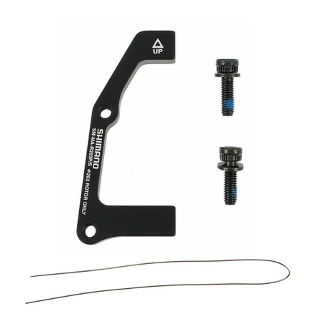Shimano Scheibenbremsadapter von PM-Bremssattel auf IS-Gabel/-Rahmen hinten