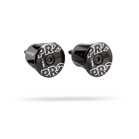 Pro handlebar end cap aluminium black screw-on
