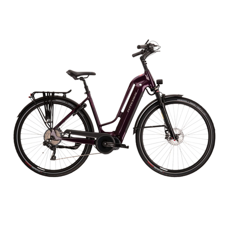 Kross Trans Hybrid Prestige Trapez 630 Wh violet 2022 - RH-L