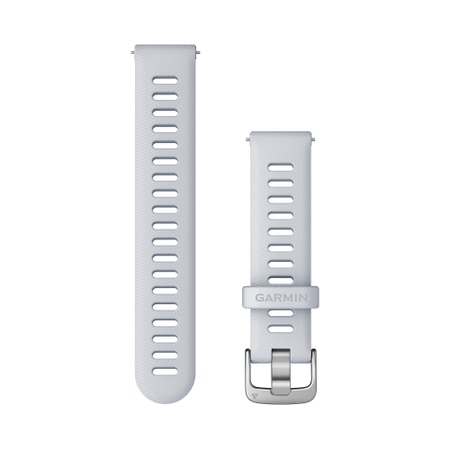 Garmin Schnellwechselarmband 18 mm Silikon Steinweiss/Silber