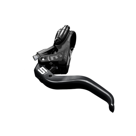 MT5 brake lever, black, 2-finger aluminium lightweight lever, black