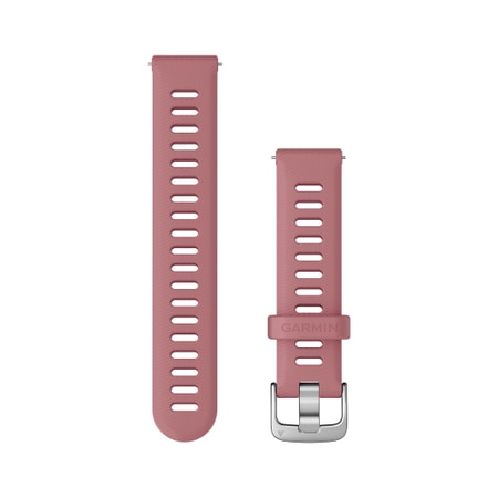 Garmin Schnellwechselarmband 18 mm Silikon Pink/Silber