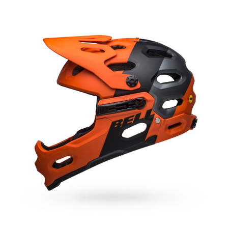 Bell Super 3R MIPS matte orange black S