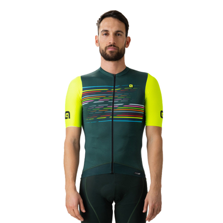 Ale SS Jersey Logo PR-S dark green