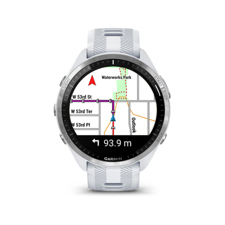 Garmin Forerunner 965 stone white/light grey bundle incl. HRM 200 chest strap - M-XL