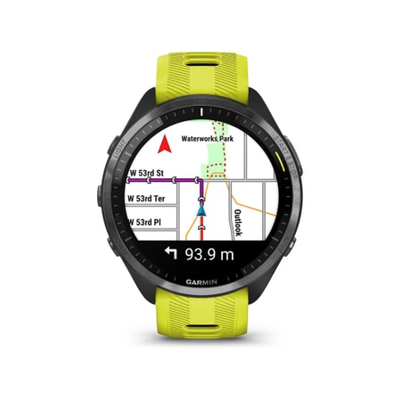 Garmin Forerunner 965 lemon yellow/black bundle incl. HRM 200 chest strap - M-XL