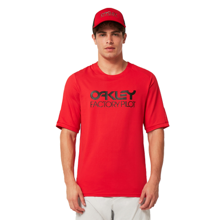 Oakley Factory Pilot MTB SS Jersey II red line - L