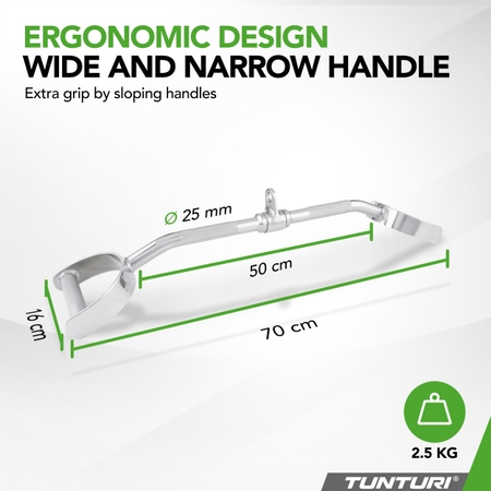 Tunturi lat pull-down bar, 70cm