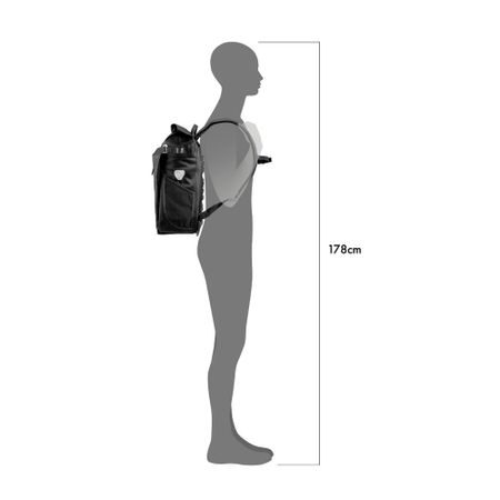 Ortlieb Vario QL2.1 backpack/packing bag 20 L black