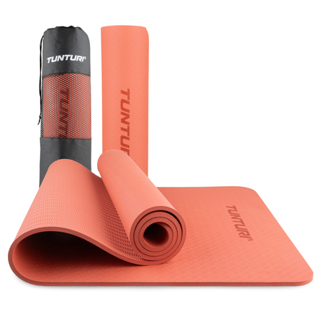 Tunturi yoga mat 8mm, rose gold