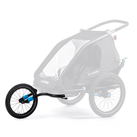 Cube Jogger Kit für Kinder Fahrradanhänger Double CMPT black