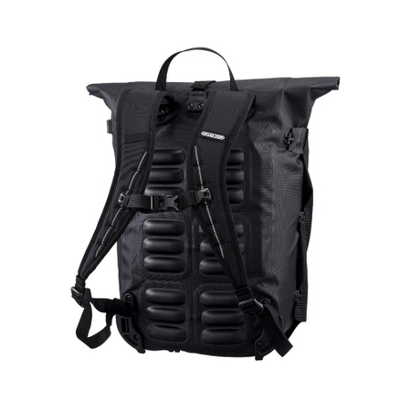 Ortlieb Vario High Vis QL2.1 Rucksack/Packtasche 26 L schwarz reflektierend