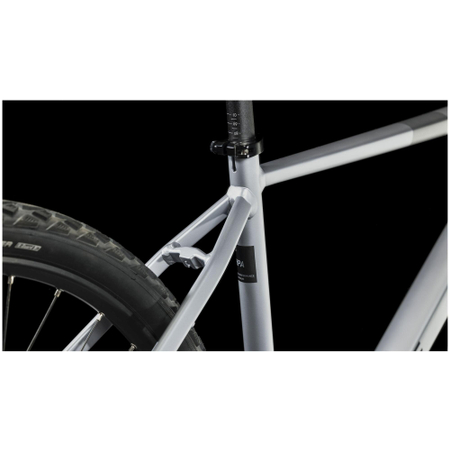 Cube Nature EXC polarsilver'n'black 2024 Trapeze - RH 46 cm