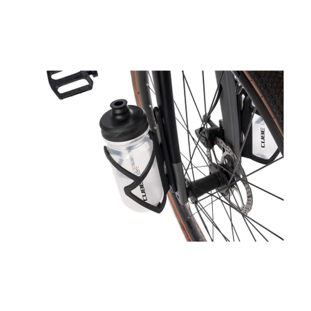 Cube ACID fork adapter for bottle cage black