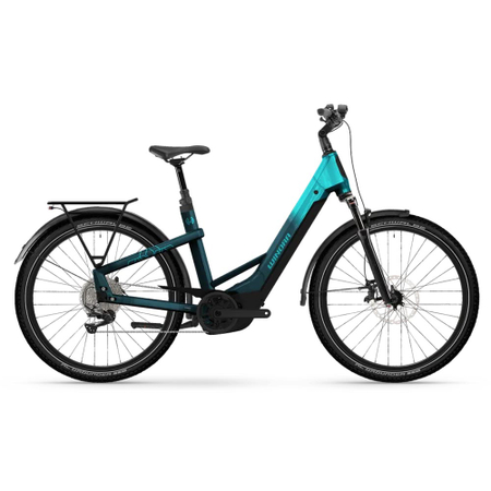 Winora Yakun X12 Low blue aqua 2025 - RH-XL Exhibition bike