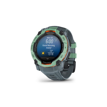 Garmin Instinct 3 AMOLED twilight/neo tropic with silicone - 50 mm
