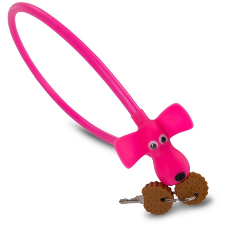 RFR Kabelschloss HPS "DOG" 10 x 450 mm pink