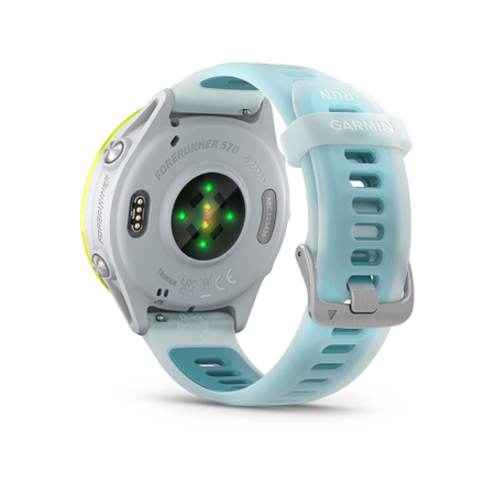 Garmin Forerunner 570 - 47 mm stone white/amp yellow