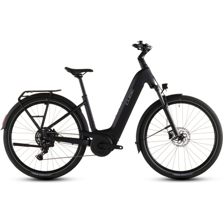 Cube Touring Hybrid ONE 600 coal´n´chrome 2026 Easy Entry - RH 58 cm