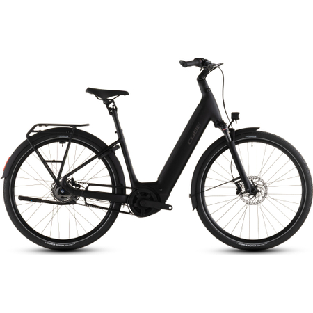 Cube Supreme RT Hybrid Deluxe EX 600 black´n´chrome 2026 Easy Entry - RH 50 cm