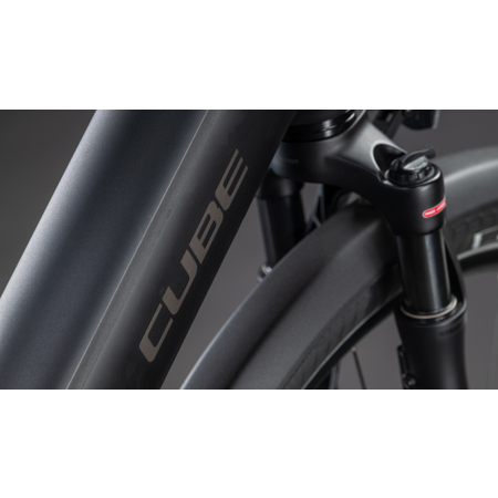 Cube Supreme RT Hybrid Deluxe EX 600 black´n´chrome 2026 Easy Entry - RH 50 cm