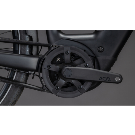 Cube Supreme RT Hybrid Deluxe EX 600 black´n´chrome 2026 Easy Entry - RH 50 cm