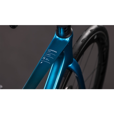 Cube Litening AIR C:68X SLX chromeblue´n´liquidblue 2026 - RH 56 cm