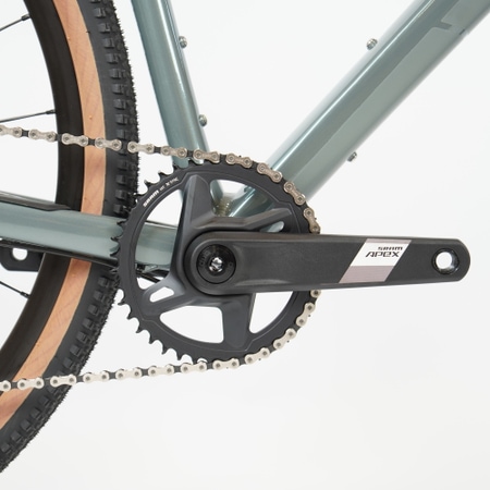 BMC UnReStricted AL ONE metallic grey green 2024 - RH-M exhibition bike
