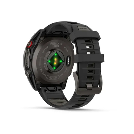 Garmin Fenix 8 Pro - 51 mm AMOLED Sapphire schwarz/titan carbongrau DLC Titan