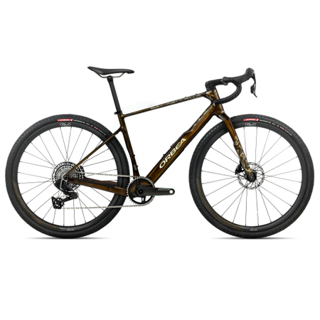 Orbea Terra M21eTEAM 1X caramel carbon view 2026