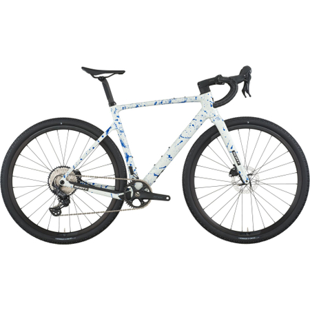 Scott Addict Gravel 30 white/splatter blue 2026