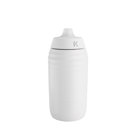 Keego drinking bottle plastic titanium 0.5L titanium white