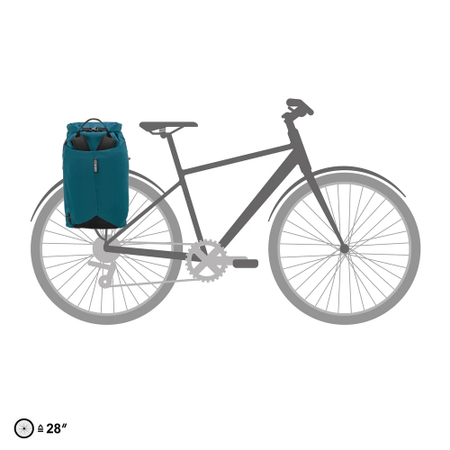Ortlieb Rucksack/Packtasche Vario Lite QL2.1 22 L petrol