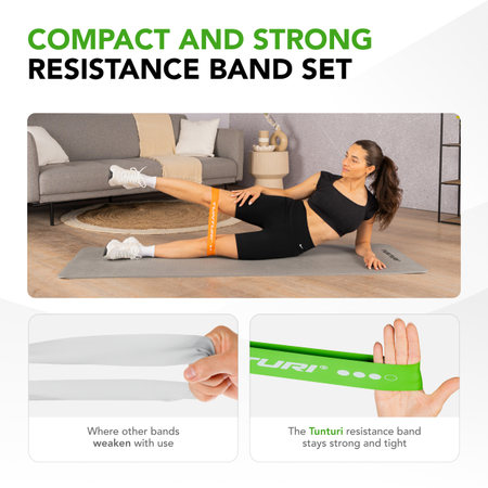 Tunturi Mini Resistance Band Set 4 Stk.