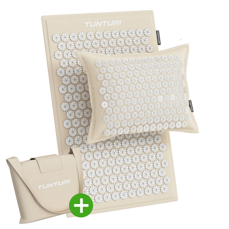 Tunturi Pro Acupressure Mat and Pillow - beige - Ausstellungsgerät